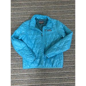 Womens Patagonia Quilted Nano-Puff Jacket Blue